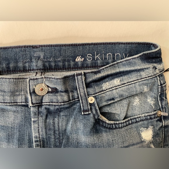 NWT Women's 7 For All Mankind Jeans The Skinny. - Picture 7 of 9